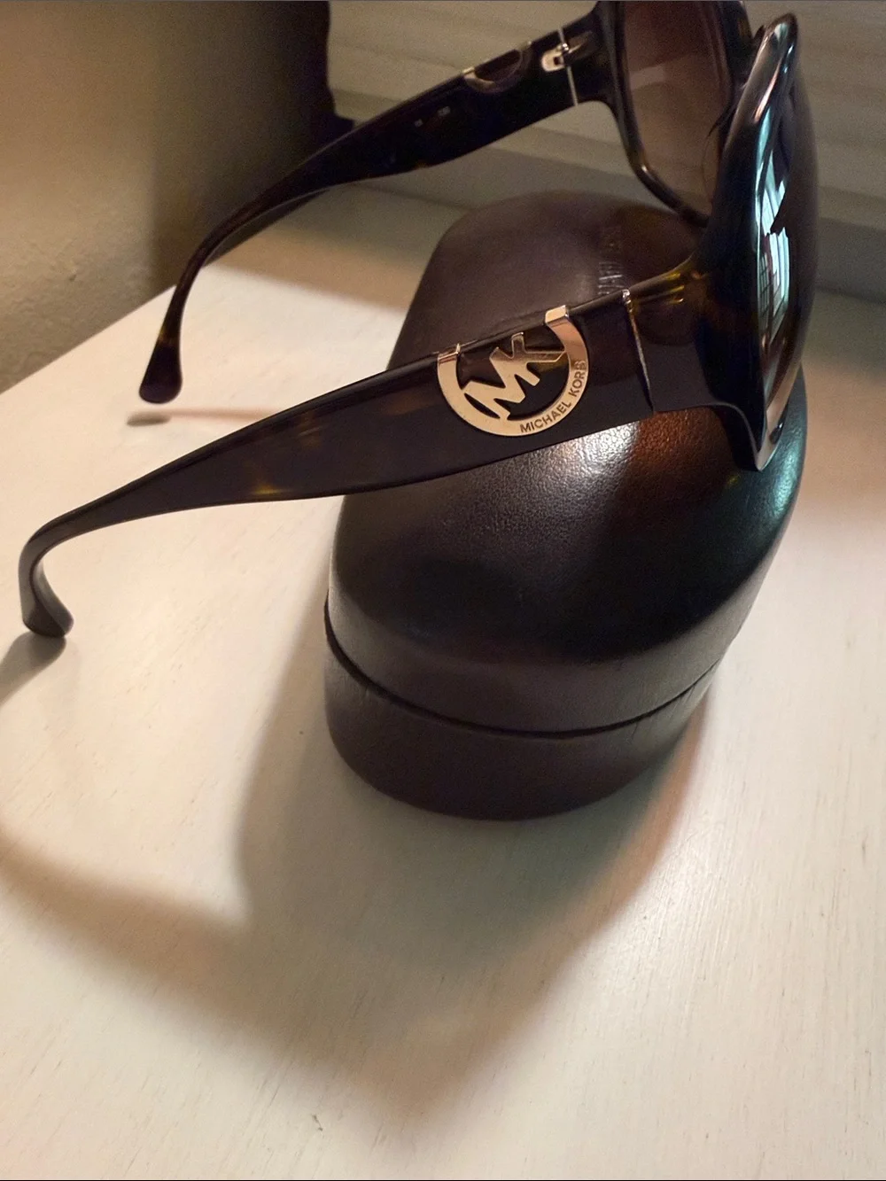 Michael Kors Brown Gradient Women's Sunglasses with Branded Case
